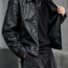 Faux Lather Jacket - Thumbnail Image 3