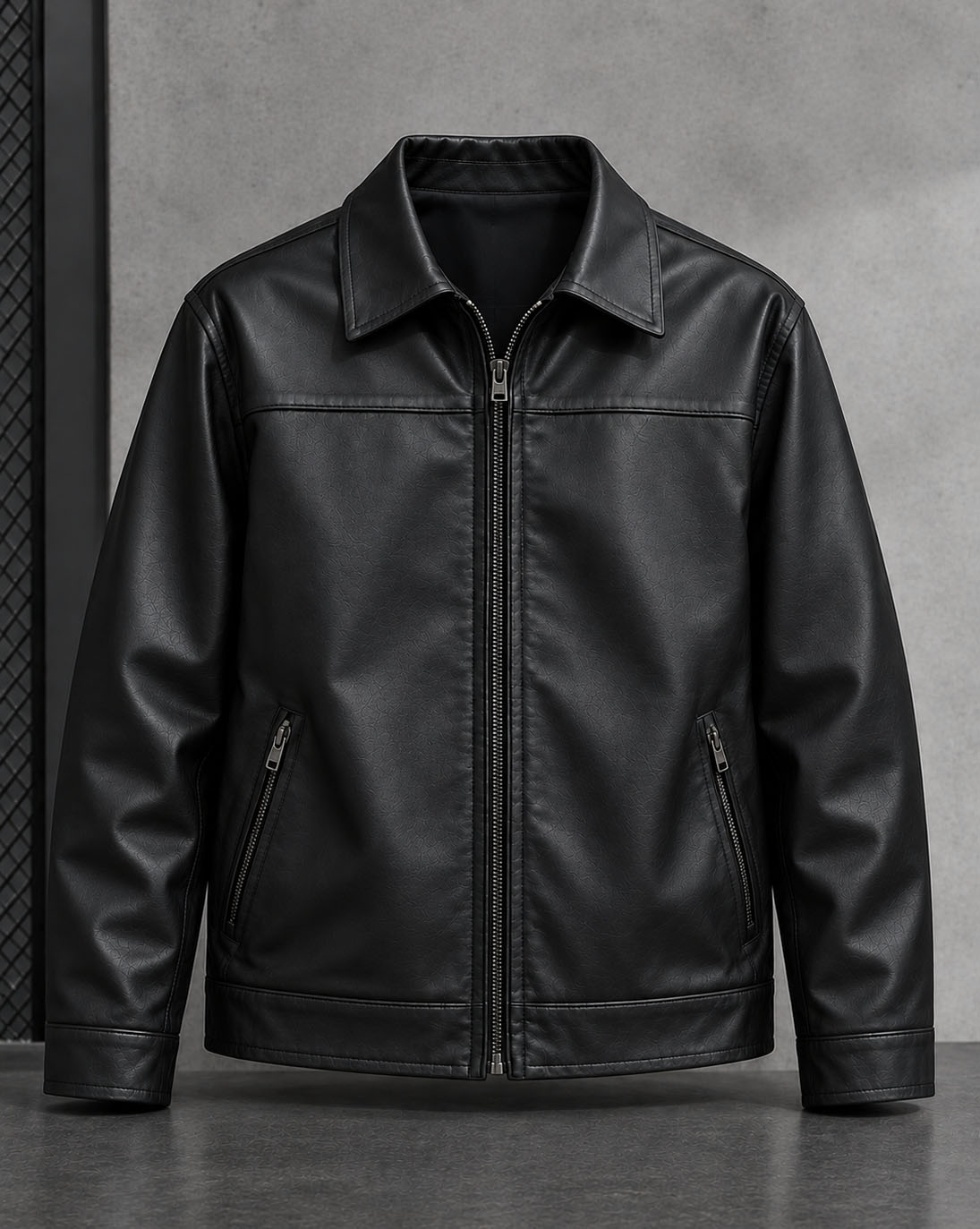 Faux Lather Jacket - Image 6