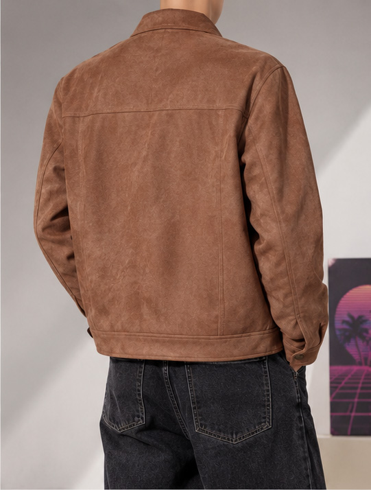 Suede Leather Jacket - Image 3