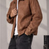 Suede Leather Jacket - Thumbnail Image 2