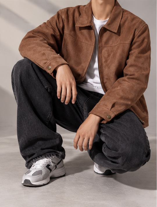 Suede Leather Jacket - Image 6