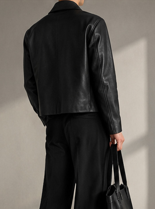 Faux Lather Jacket-(New Arrival) - Image 2
